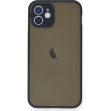 Trend Kapında Apple Iphone 12 Mini Kılıf Montreal Silikon Kapak - Lacivert