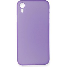Trend Kapında Apple Iphone Xr Kılıf Pp Ultra Ince Kapak - Mor