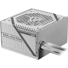 MSI Msı Psu Mag A650BNL Whıte 650W 80+ Bronze Power Supply