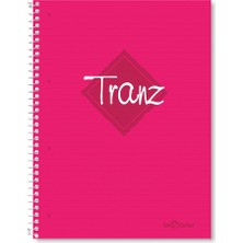 Le Color Lé Color 2012095/1 Tranz Pp Kapak, 1.hamur Kağıt Spiralli Defter, Pembe