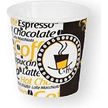 Aygün Excodi Cup - [ Cup ] 4 Oz Kullan At Bardak - 100 ml - 300 Adet Kaliteli Bardak - Türk Kahvesi,