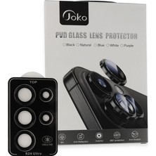 Joko Samsung Galaxy S23 Ultra Pvd Metal Kamera Lens - Siyah