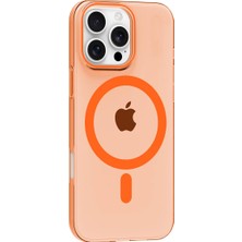 Joko Apple iPhone 16 Pro Max Pc Blank Magsafe Kapak - Turuncu