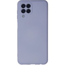Trend Kapında Samsung Galaxy M33 Kılıf Nano Içi Kadife Silikon - Lila