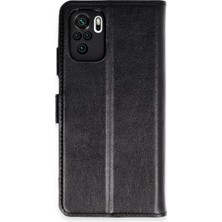 Xiaomi Mi Note 10 Trend S Plus Kapaklı Kılıf - Siyah