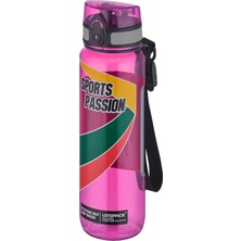 Uzspace Sports Passion 500 ml Su Matarası Kaydırmaz Tutma Özelliği Pembe