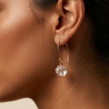 THEIA GemWorks Dor - Herkimer Diamond El Yapımı Küpe
