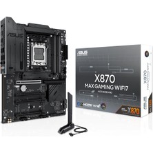 Asus X870 Gamıng Wıfı7 Amd X870 Am5 Ddr5 8000 HDMI 2xusb4 3x M2 Usb3.2 Wifi 7 + Bt Aura Rgb 5gbi