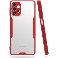 Samsung Galaxy A52 Kılıf Platin Silikon - Kırmızı