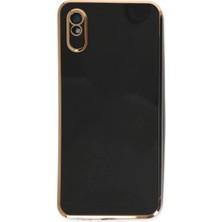 Xiaomi Redmi 9A Kılıf Volet Silikon - Siyah