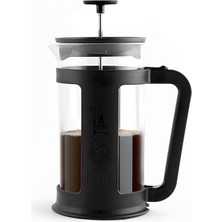 Bialetti - French Press: Yaklaşık 1l Kapasiteli Kahve Hazırlayıcı - Siyah Polipropilen Gövde -