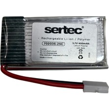 Trend Kapında Sertec / 702035 / 3.7V - 400MAH - 25C Beyaz Soket