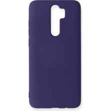 Trend Kapında Xiaomi Redmi Note 8 Pro Kılıf Nano Içi Kadife Silikon - Mor