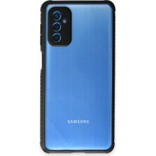 Trend Kapında Samsung Galaxy M52 5g Kılıf Miami Şeffaf Silikon - Siyah