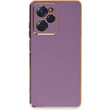 Trend Kapında Xiaomi Poco X5 Pro 5g Kılıf Volet Silikon - Mor