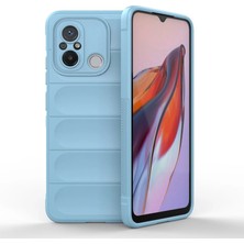 Trend Kapında Xiaomi Redmi 12C Kılıf Optimum Silikon - Sky Blue