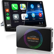 New Global Everbox Y2 Carplay Android Auto Box, 4gb Ram 32GB Rom, Kablosuz Multimedya Sistemi, Android 12.0, Yo