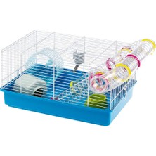 Ferplast Hamster Kafesi, Paula Kemirgen Kafesi, Küçük Hayvan Kafesi, Hamster Aksesuarı Dahil, 46 x 3