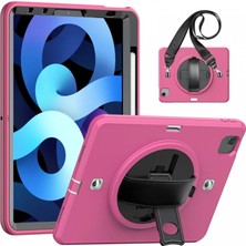 Apple iPad Pro 11 (2020) Kılıf Strap-C Otterbox Tablet Kapak - Pembe