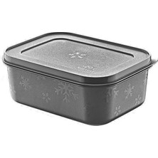 Deconox No Frost Silikon Yumuşak Kapalı Saklama Kabı Dondurucu ve Buzluk Saklama Kabı 675ML, Kapaklı
