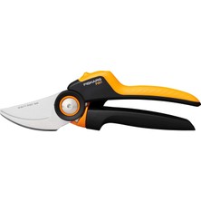 Fiskars Bypass L Bahçe Makası, x Serisi Powergear, P961, Döner Sap, Taze Dallar Için, Yapışmaz Kapla