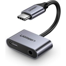 Ugreen Type-C 3.5mm Kulaklık ve Şarj Dönüştürücü