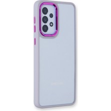 Trend Kapında Samsung Galaxy A73 5g Kılıf Dora Kapak - Lila