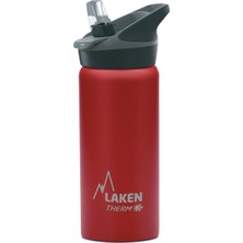 Laken Çelik 18/8 Jannu Termos Şişe 0,50L - Kırmızı