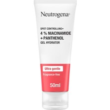 Neutrogena Sivilce Karşıtı+ Jel Nemlendirici (%4 Niacinamide + Panthenol) 50ML