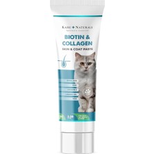 Kahu Naturals Biyotin  Kolajen Deri ve Tüy Sağlığı Kedi Maltı, Spirulina Içerikli, Tüy Dökülme Karşı