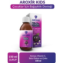 Aroxir Kids Support Çocuklarda Bağışıklık Sistemine Destek Aronya, Vitamin C, Beta Glukan ve Çinko 150 ml