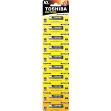 Toshiba Toshıba High Power Serisi Alkalin Aaa Ince Kalem Pil 10'lu