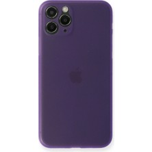 Trend Kapında Apple Iphone 11 Pro Max Kılıf Pp Ultra Ince Kapak - Mor
