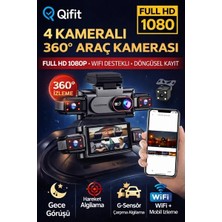 360° Wifi Quad Araç Kamerası