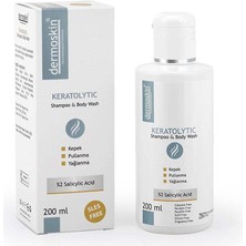 Dermoskin Keratolytic Shampoo  Body Wash 1 Paket (1 x 200 Ml)
