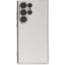 Trend Kapında Samsung Galaxy S23 Ultra Kılıf Volet Silikon - Beyaz