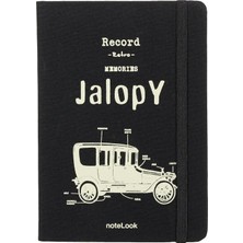 Scrikss Tekstil Kapak Çizgili Defter A6 Beyaz