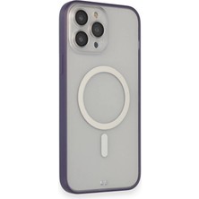 Trend Kapında Apple Iphone 14 Pro Kılıf Grand Magneticsafe Kapak - Mor