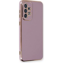 Trend Kapında Samsung Galaxy A53 5g Kılıf Volet Silikon - Mor