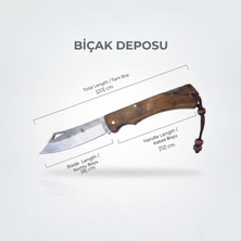 Bıçak Deposu Genç Osman Avcı Bushcraft Kamp Bıçığı Keskin Cep Çakısı