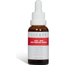 Licape%10 Aha +%2 Bha Red Peeling Serum – Cilt Canlandırıcı, Gözenek Arındırıcı ve Aydınlatıcı Peeli
