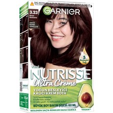 Garnier Nutrisse Yoğun Besleyici Kalıcı Krem Saç Boyası 3.23 Koyu Kestane