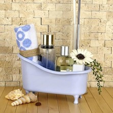 Dekoratif Mini Küvet Şeklinde Çok Amaçlı Banyo Düzenleyici Sepet