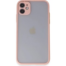 Apple iPhone 11 Kılıf Montreal Silikon Kapak - Pembe