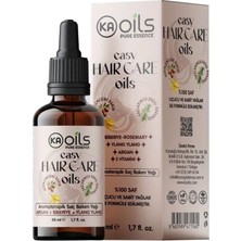Kaoils Pure Essence Kaoils Doğal Saç Bakım Yağı 50 ml | Easy Hair Care Oils | Saç Dökülmesine Karşı, Yeni Saç Oluşumu, O