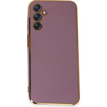 Samsung Galaxy M14 5g Kılıf Volet Silikon - Mor