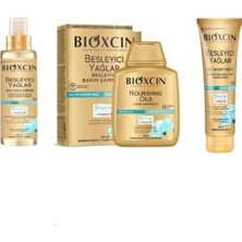Bioxcin Besleyici Yağlar Bakım Seti, Şampuan 300 Ml, Saç Kremi 250 Ml, Sıvı Saç Kremi 200 ml