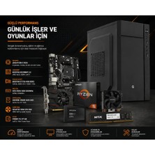 Ospc Core X113 Amd Ryzen 5 5500 6 Çekirdek 8gb Ddr4 256GB SSD GT730 4gb Masaüstü Bilgisayar