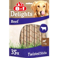 8in1 Delights Köpekler Için Biftekli Ödül Çubuğu 35 Adet 190 gr