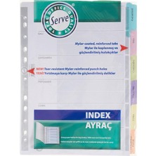 Serve Karton Ayrac Gunler A4
